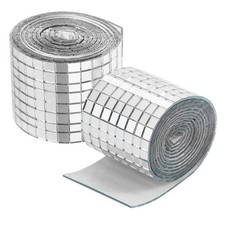 3920 Pcs Mirror Mosaic Tiles Self Adhesive for Crafts DIY Squares