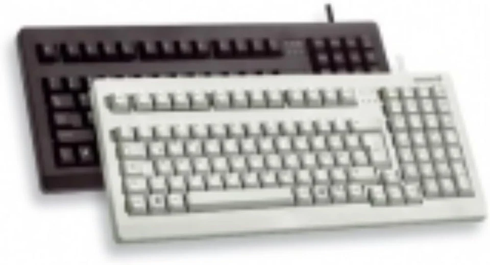 Cherry USB/PS2 Compact Keyboard - Light Grey - Image 2 of 2