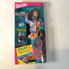 Vintage 1993 Paint n Dazzle Barbie Doll Redhead Mattel 10057 New in Box