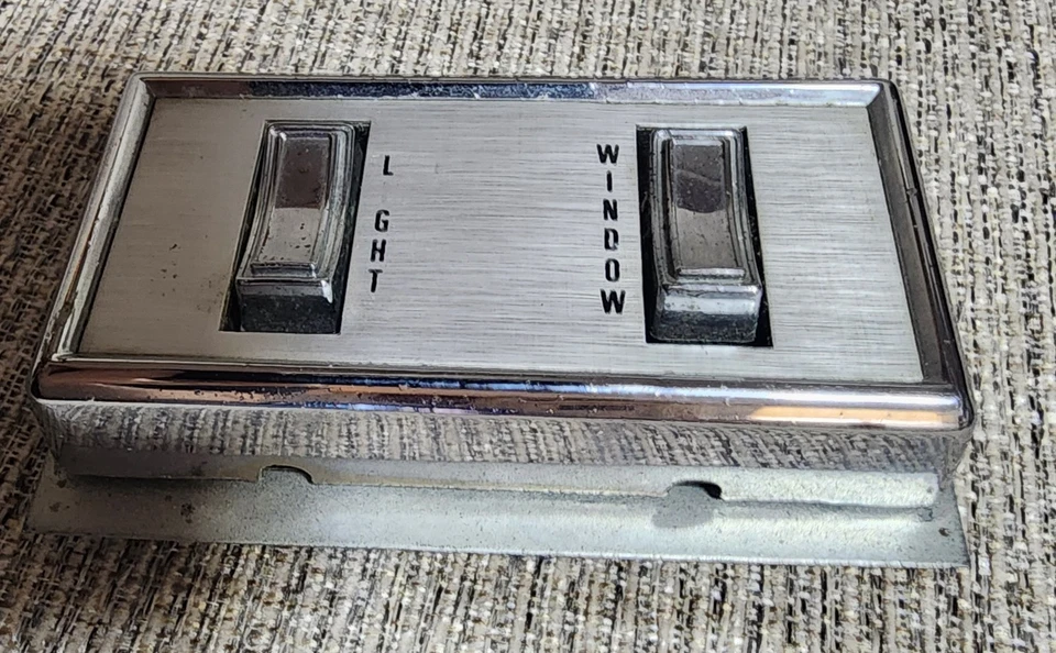 RARO 1968 Cougar XR7-G consola caja de interruptores luces antiniebla/techo Lincoln Continental Foto 2 de 4