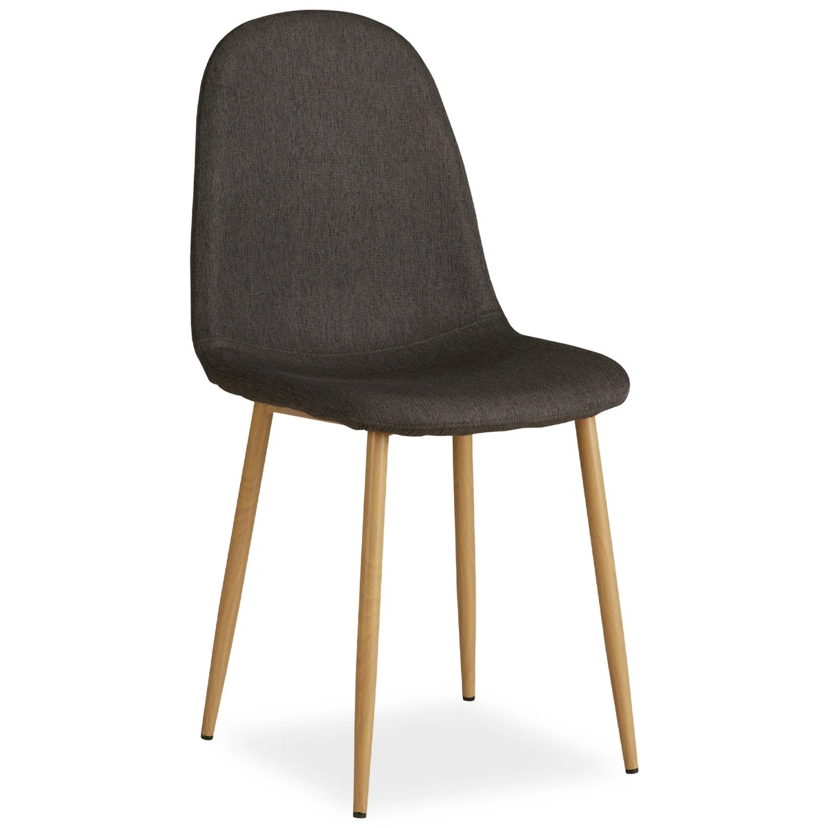 Esszimmerstühle 4er Set Grau Modern Polsterstuhl Küchenstuhl Stoff – Homestyle4u