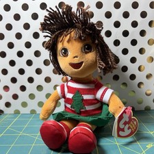 Ty Beanie Baby DORA The Explorer Merry Christmas Vintage Ty Beanie Babies Toy