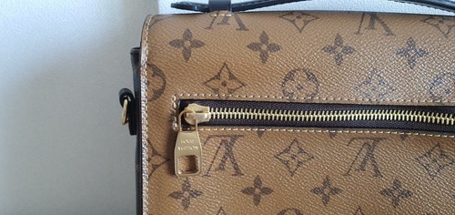 100% Authentic Louis Vuitton Pochette Metis Reverse Crossbody Bag + Dust cover - Picture 5 of 23