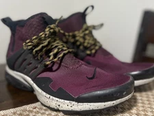 2017 Mens Nike Air Presto Mid Utility "Bordeaux" 859524-600 Running Shoes Size 8