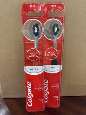 2X Colgate Max White Ultraweiche Zahnbürste NEU PORTOFREI