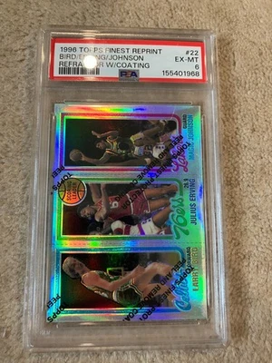 1996-97 Topps - Larry Bird/Magic Johnson/Julius Erving #22 for