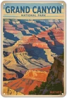 Grand Canyon National Park Vintage Travel Poster Tin Metal Signs Home Décor Prin