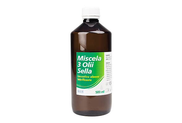 Sella Miscela Tre Oli Lassativo Oleoso Lubrificante 500ml