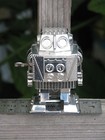 TPS TOPLAY ~ 1970s CHROME ROBOT Plastic 3½ Wind Up Toy ~ RARE ~ SHIPS FREE — photo 1
