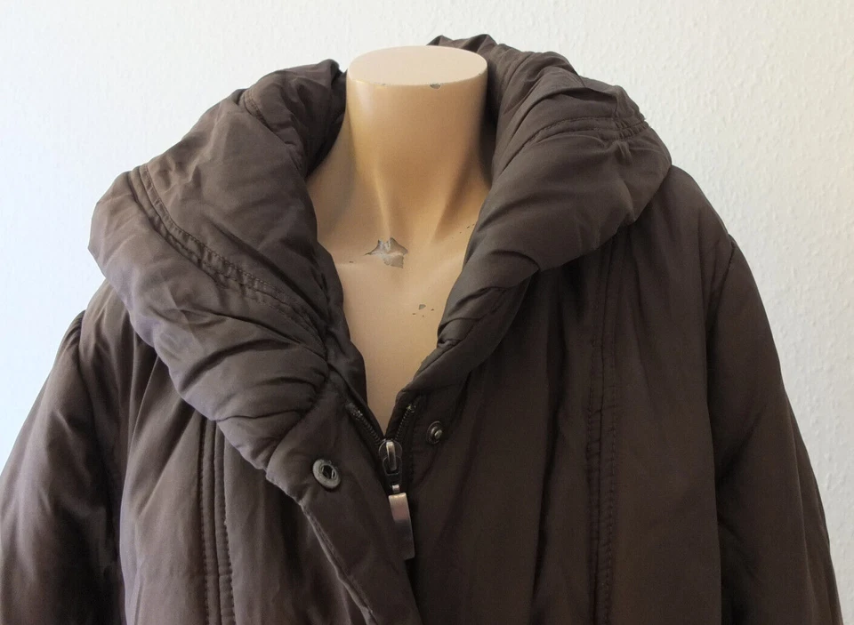 * CANDA C&A Winter Mantel Gr. 50 TOP gefüttert Braun - Bild 2 von 4