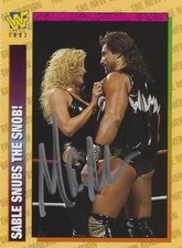 Marc Mero Signed WWF 1997 Magazine Card #118 BAS COA WWE Pro Wrestling Autograph