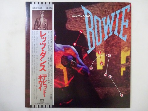 David Bowie Let's Dance EMI America EYS-81580 Japan VINYL LP OBI