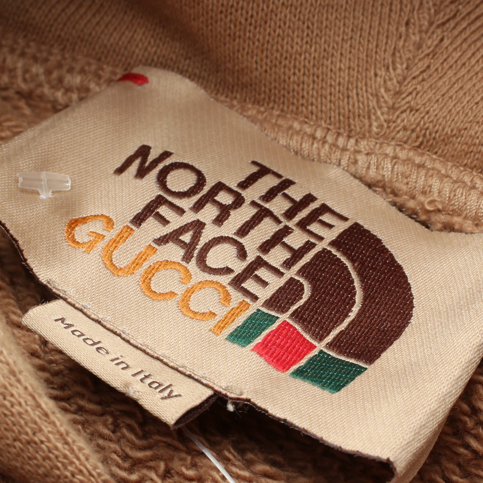 Felpa con cappuccio Gucci x The North Face marrone S