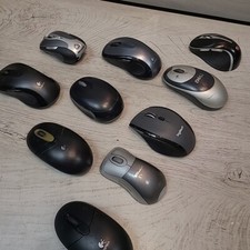 Computer Laptop Mouse Lot For Repair Parts Only Microsoft Logitech Wireless