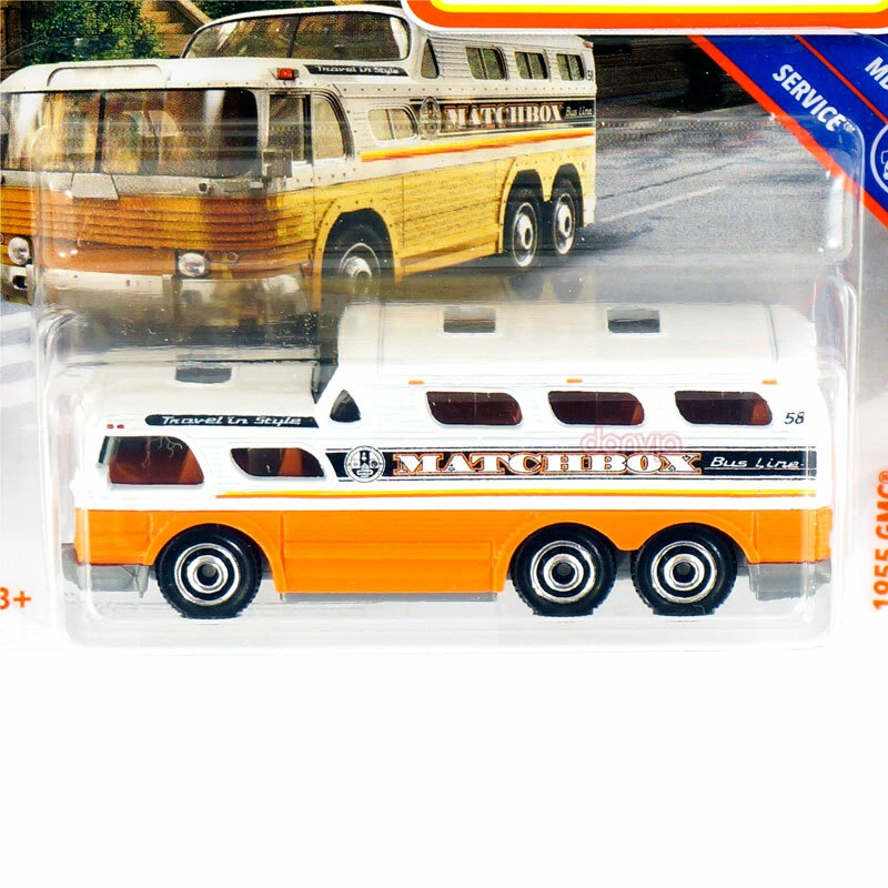 Matchbox Short Card 1955 GMC Scenic Cruiser MBX Service 2/20 -Bended Card - Image 3 of 4