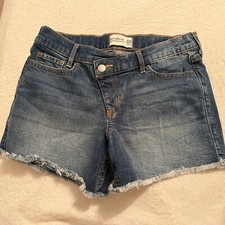 abercrombie girls 15/16 High Rise Mini Mom Shorts Regular