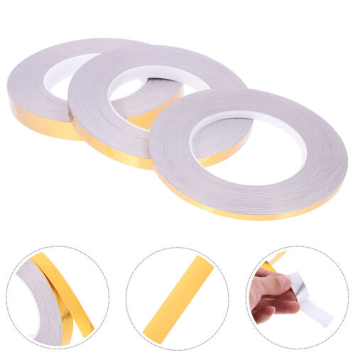3 Rolls Beautiful Seam Stickers Self-adhesive Floor Tiles Tape Caulk Strip