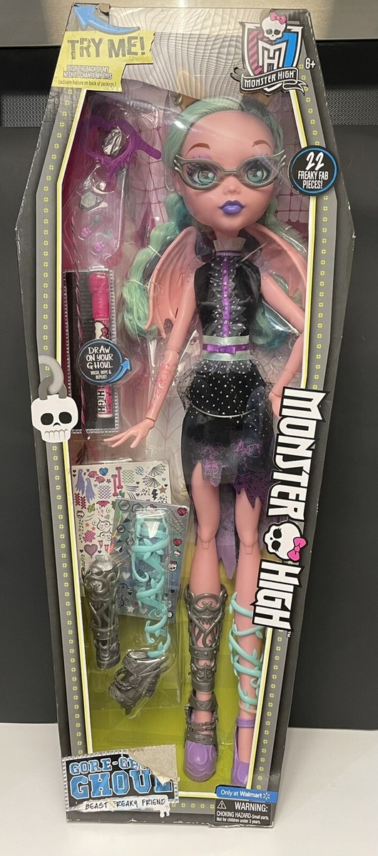 Monster High 28” Gore Geous Ghoul Beast Freaky Friend Doll
