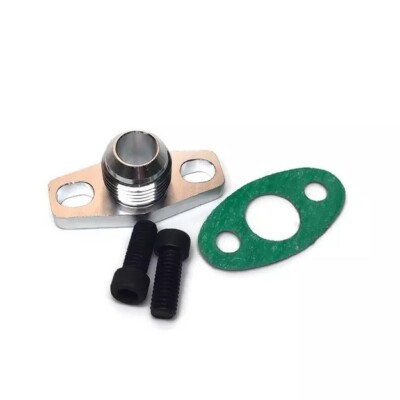 Aluminum Turbo Oil Return Drain Flange Adapter AN10 For Garrett T20 T25 T28 T30
