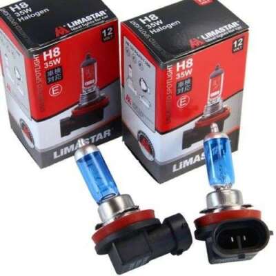 2 Stück LIMA H8 12V Xenon Look 35W Halogen Lampe super weiss