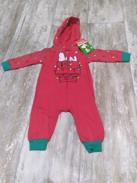 Peanuts Snoopy Christmas 1 Piece Holiday joy size 3-6 Months baby cloths outfit