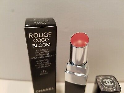Chanel Rouge Coco Bloom Hydrating Plumping Intense Shine Lipstick #122  Zenith