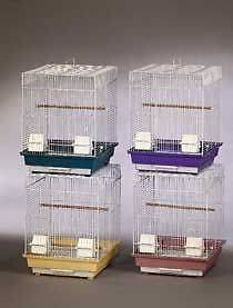 Prevue Hendryx Econo Parakeet Cage 16X16x22 Inch Assorted