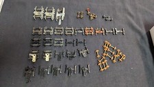 HO scale train trucks lot: Mixed Manufacture, some Sprung, Some with Couplers