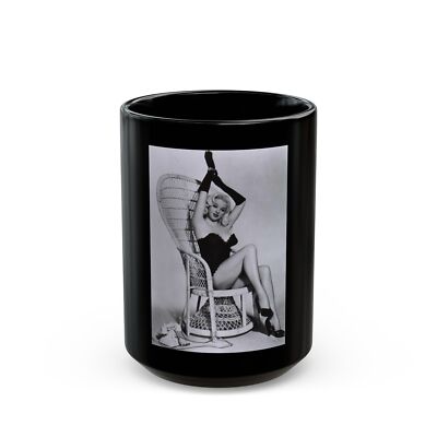 Diana Dors #27 (Vintage Female Icon) Black Coffee Mug