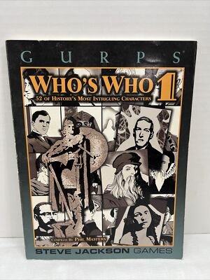GURPS: Who's Who 1: History's Most Intriguing Characters, Steve Jackson Games