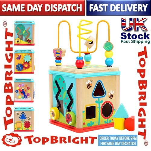 Top Bright 5 in 1 Garden Activity Cube / Motor & Senses Boxed New