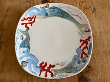 Flat plate from the DALÍ tableware 'Mermaids combed with coral and ant - No. 342