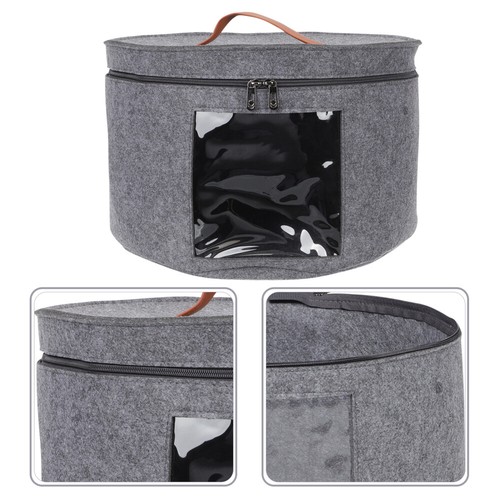Hat Storage Box Containers Man Travel Carrier Case Hats Organizer