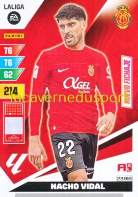 238Bis NACHO VIDAL # RCD MALLORCA PANINI LALIGA 2023 2024 ADRENALYN