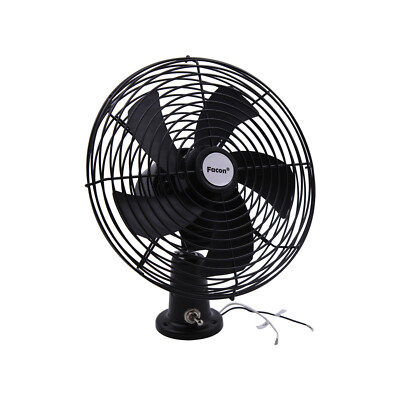Facon 8'' 12V Car Fan Air Cooling Fan With 2-Speed Switch For Camper Trailer RV