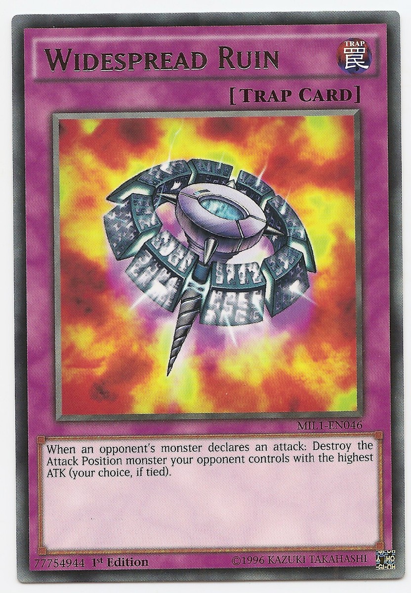 Widespread Ruin MIL1-EN046 Rare Yu-Gi-Oh Card 1st Edition New | eBay
