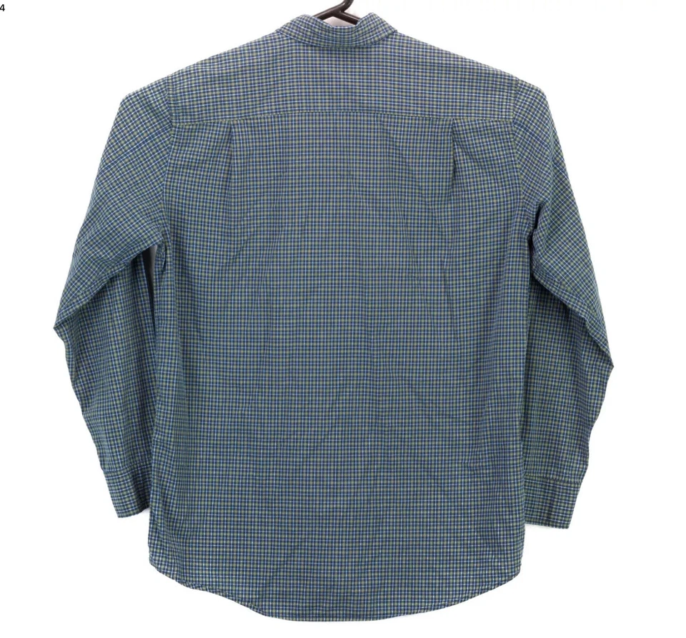 Halogen Mens Button Up LS Collared Shirt Size Medium Multicolor Plaid - Image 2 of 4