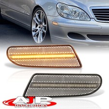 Clear Led Sidemarkers Reflector Lamps Pair For 2000-2006 Mercedes S430 S500 S600 Clear Led Sidemarkers Reflector Lamps Pair For 2000-2006 Mercedes S430 S500 S600