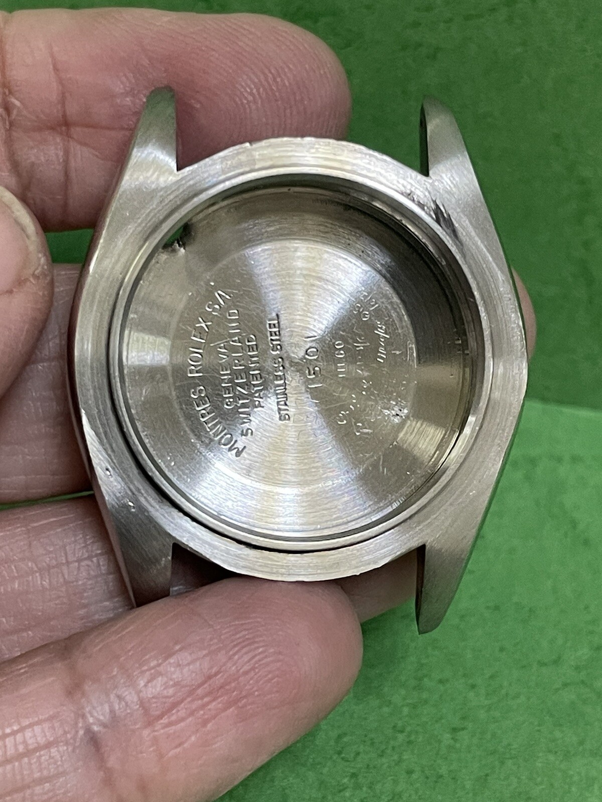 Rolex Oyster Perpetual  Automatic Watch 1500 34m Case Cover Bezel R image 6