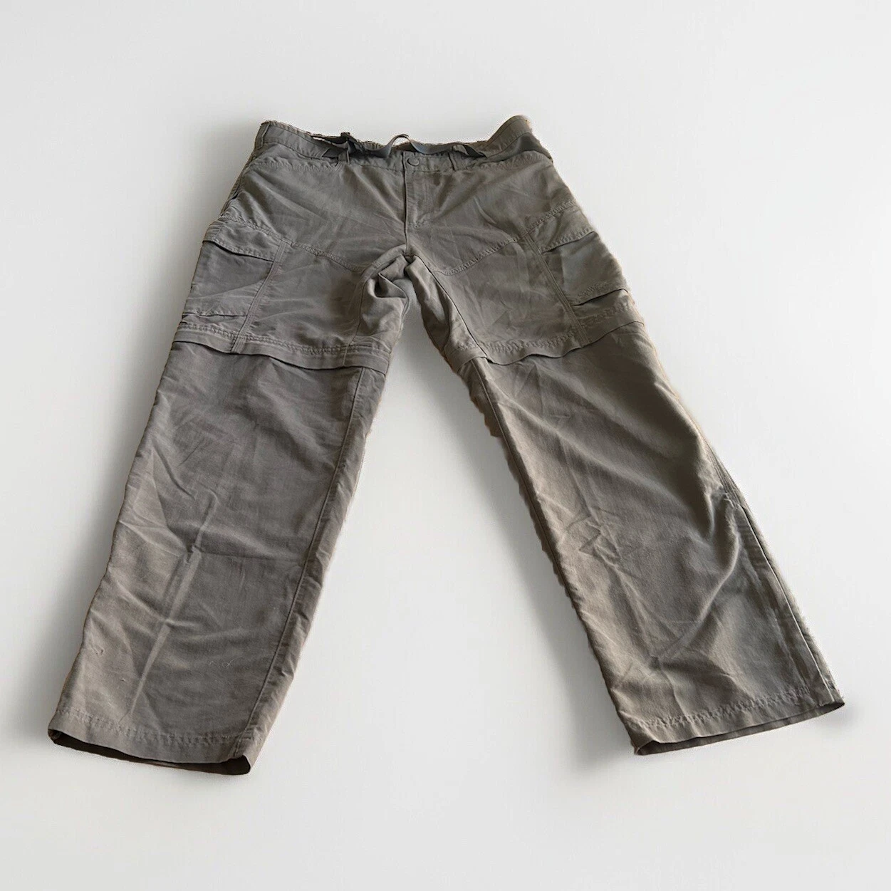 The North Face Convertible Hiking Pants Men’s Lg Belted Hiking Outdoors