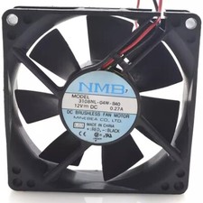 NMB 3108NL-04W-B40 12V 0.27A 8CM 8020 2-Wire Cooling Fan