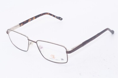 NEW CLASSIQUE EYE ESSENTIALS SEC 112 C1 BROWN AUTHENTIC FRAME EYEGLASSES 55-17