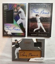 Danny Mendick 3X Lot RC Jersey Patch Auto 2020 Panini Spectra Immaculate /99 SP