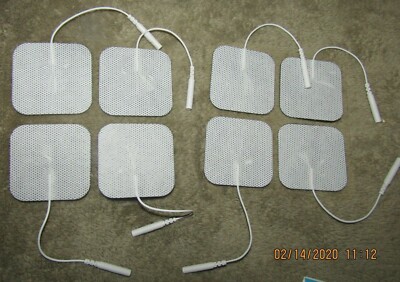 TENS UNIT REPLACMENT PADS 8 PCS Electrode Pads - Prospera PL009-P Pulse Massager