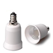 New LED E12 to E26/E27 Light Bulb Socket Adapter Base Chandelier Converter Lot