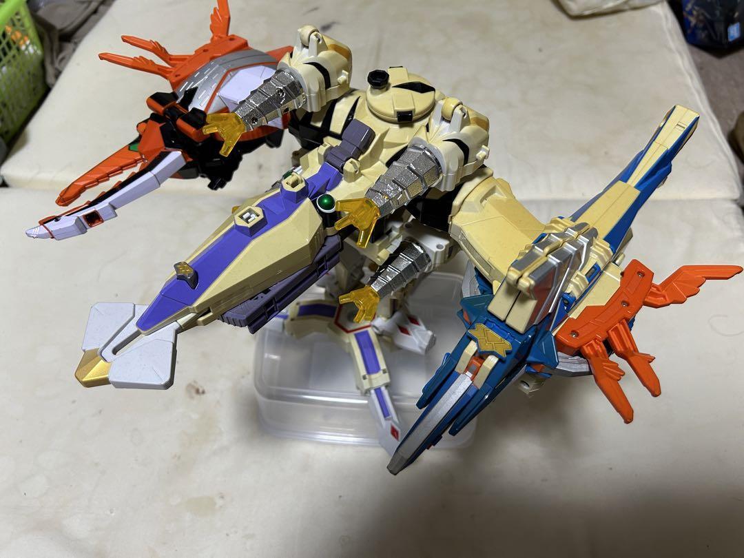 Power Rangers Shinkenger DX Ori Gami Kabuto Tora Kajiki Ika Squid