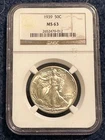 1939-P Walking Liberty Silver Half Dollar NGC MS63