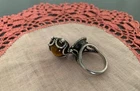 Vintage Sterling Silver Poison Ring Size 6 – Cabochon – Hidden Locket Gothic