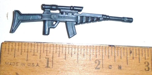 GI Joe Accessory 2002 Cobra Viper V8       Graphite High-Density Laser Rifle Gun