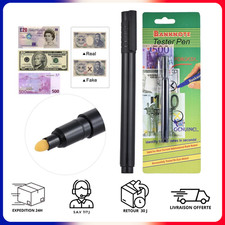 Stylo Testeur Commerce Feutre De Faux Billet Détecteur Fausse Monnaie